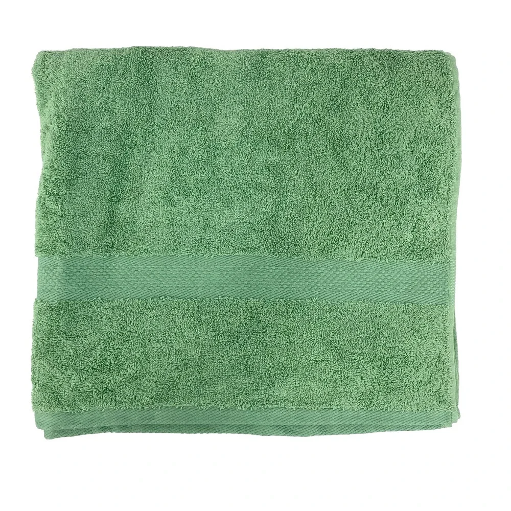 NEW Lands' End Bath Towel XL 30 x 57 Turkish 100% Combed Cotton Absorbent, Green